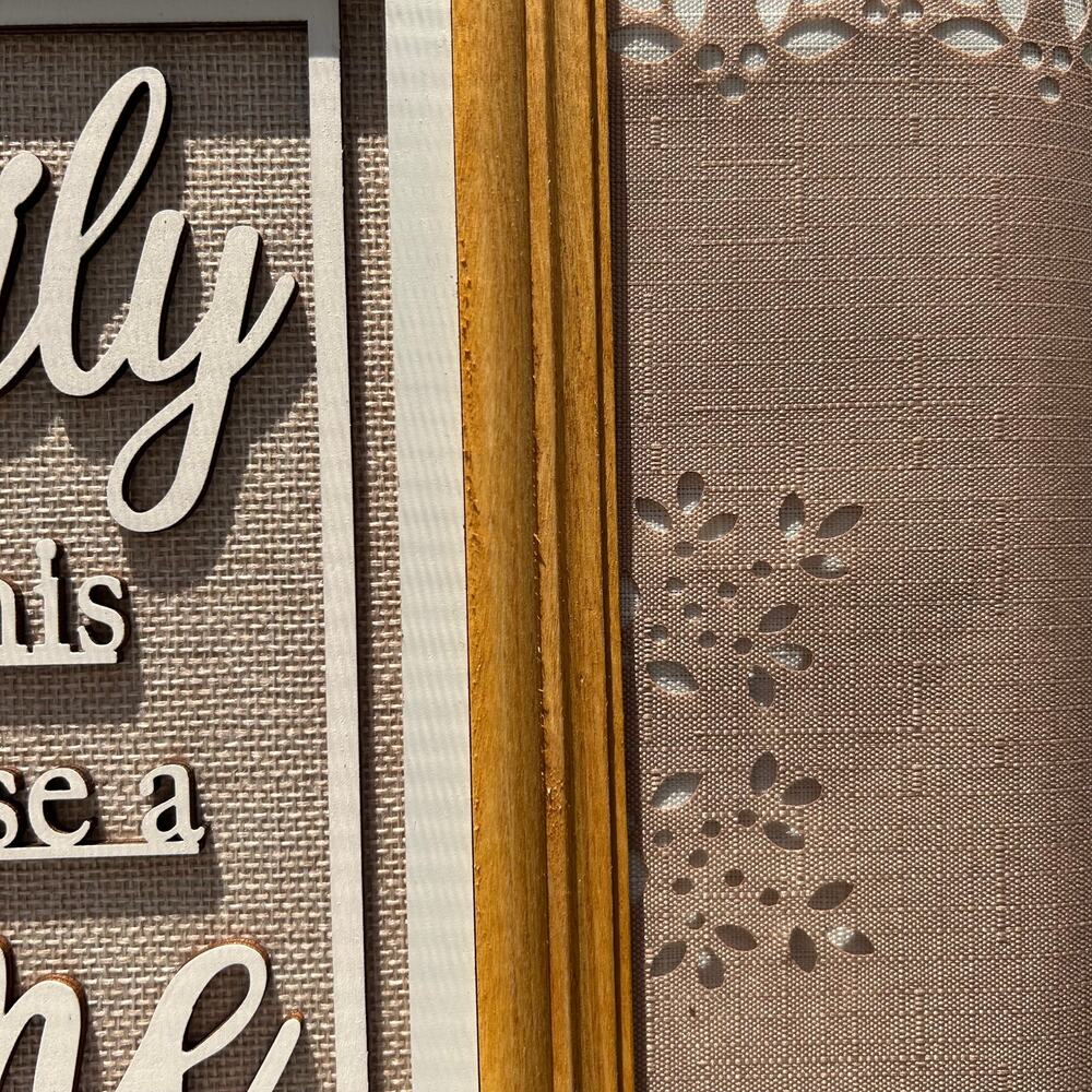 NWT Michaels "Family Makes This House A Home" Wall Decor by Ashland - Picture 6 of 10